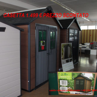 casetta giardino in resina pvc